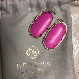 Hot Pink Large Kendra Scott Earrings